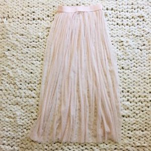H&M Sheer Maxi Skirt